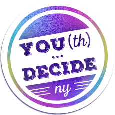 YOU(th) Decide NY logo
